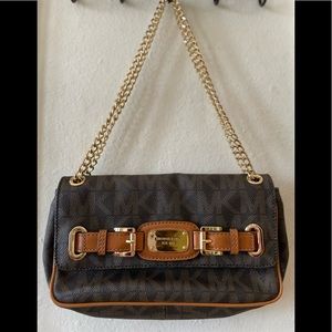 Michael Kors shoulder bag signature print canvas